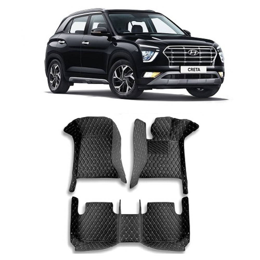 Floor Mats for Creta New (2020)  - Black